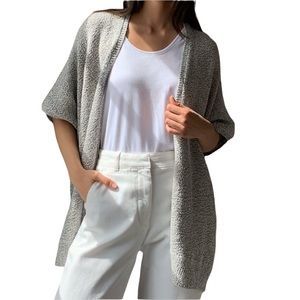 Aritzia Community Ionic Cape Cardigan in Natural Grey Size M/L Cotton